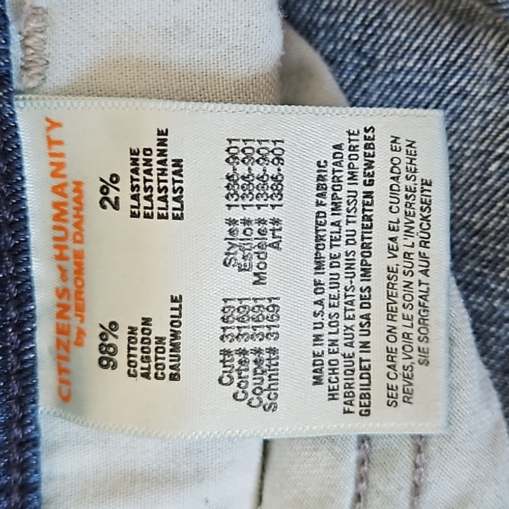Citizens of Humanity Dani cropped straight leg jeans-32 - Picture 5 of 9